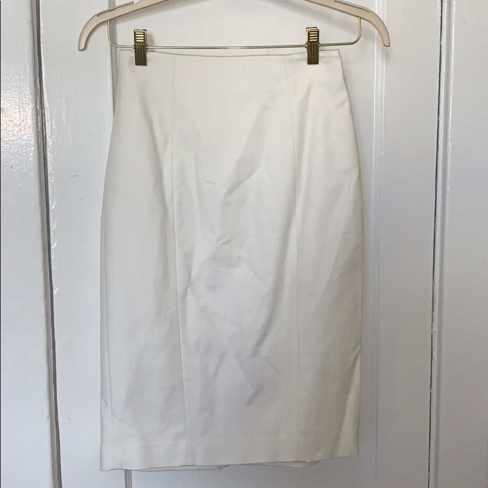 White banana republic skirt